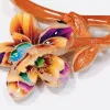 Colorful flower-shaped hair clips, fashionable and cute hair accessories, hair ties, hair accessories, hair clips, hair accessories Application Scenario